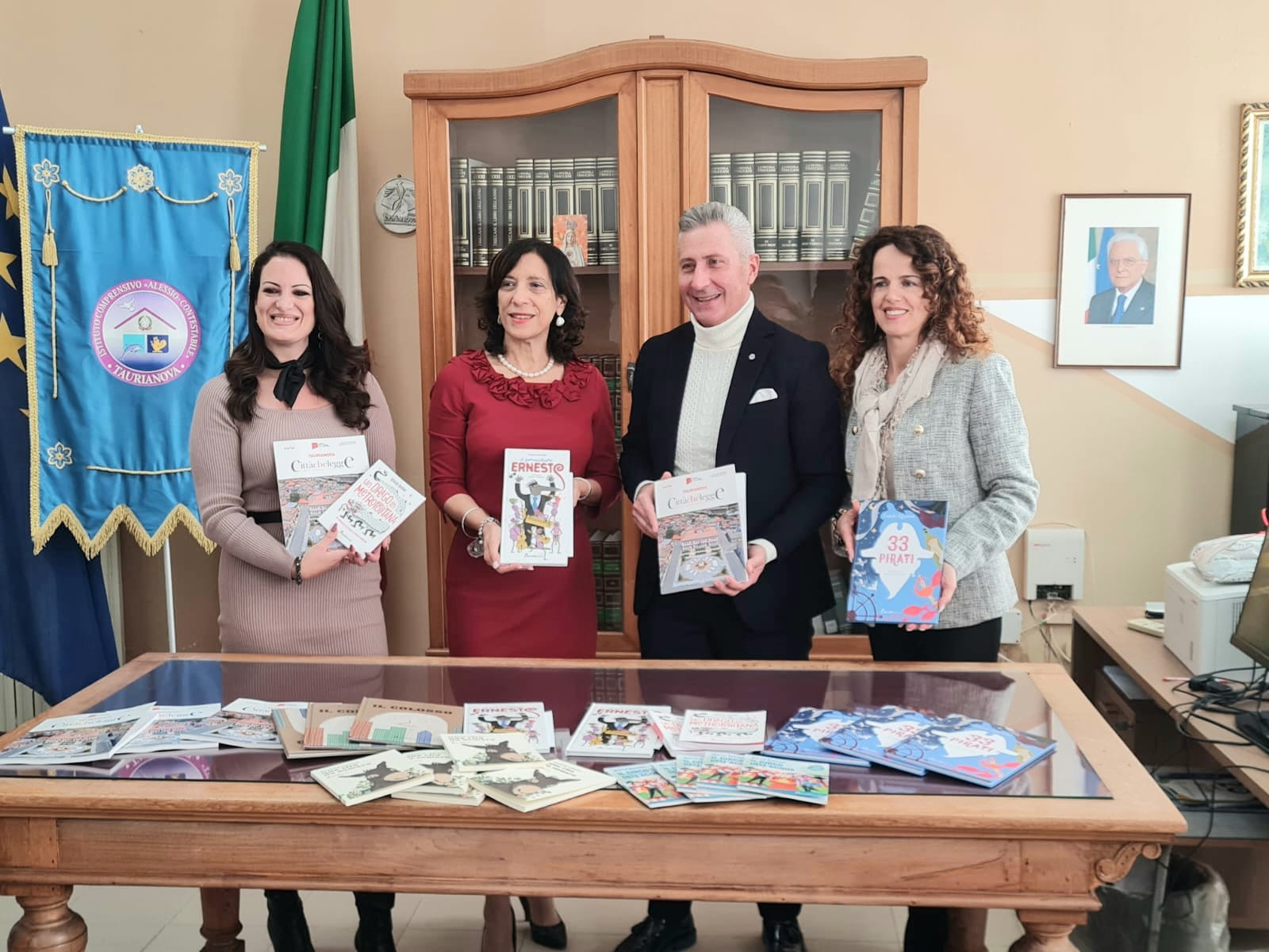 Taurianova Capitale del Libro per contrastare la povertà educativa: donati oltre 1.300 libri alle scuole cittadine e avviata la formazione per genitori e insegnanti